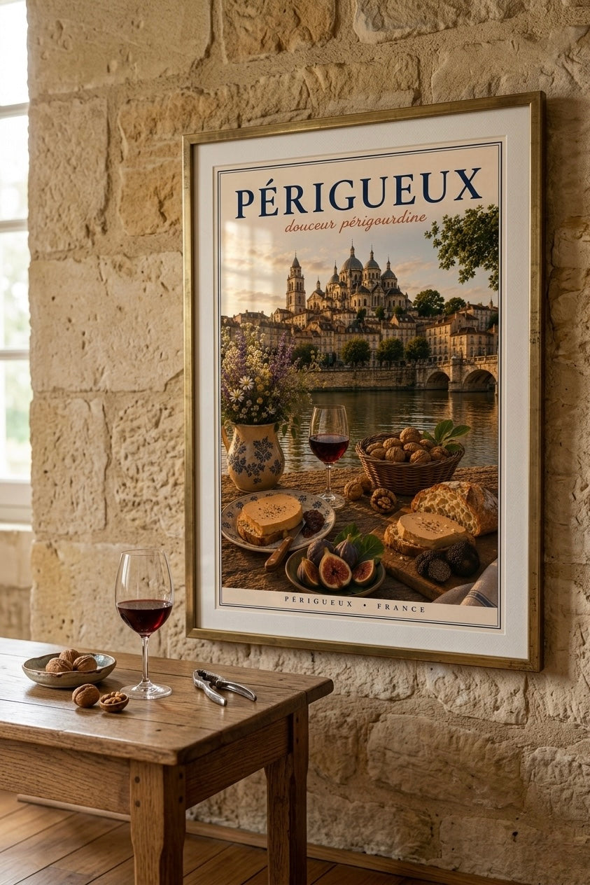 Périgueux – Affiche “Douceur Périgordine”