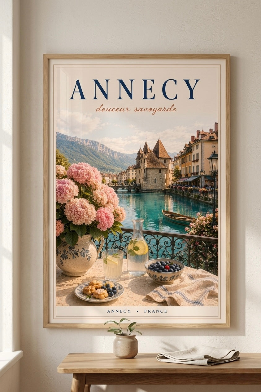 Annecy – Affiche “Douceur Savoyarde”