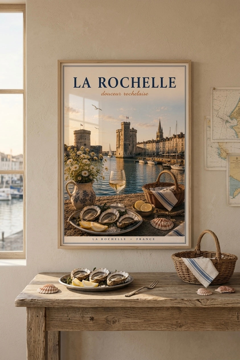 La Rochelle – Affiche “Douceur Rochelaise”