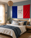 Drapeau French Touch – Décoration murale française en polyester