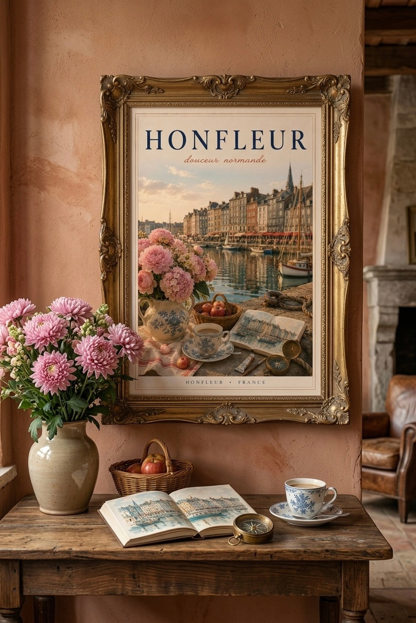 Honfleur – Affiche “Douceur Normande”