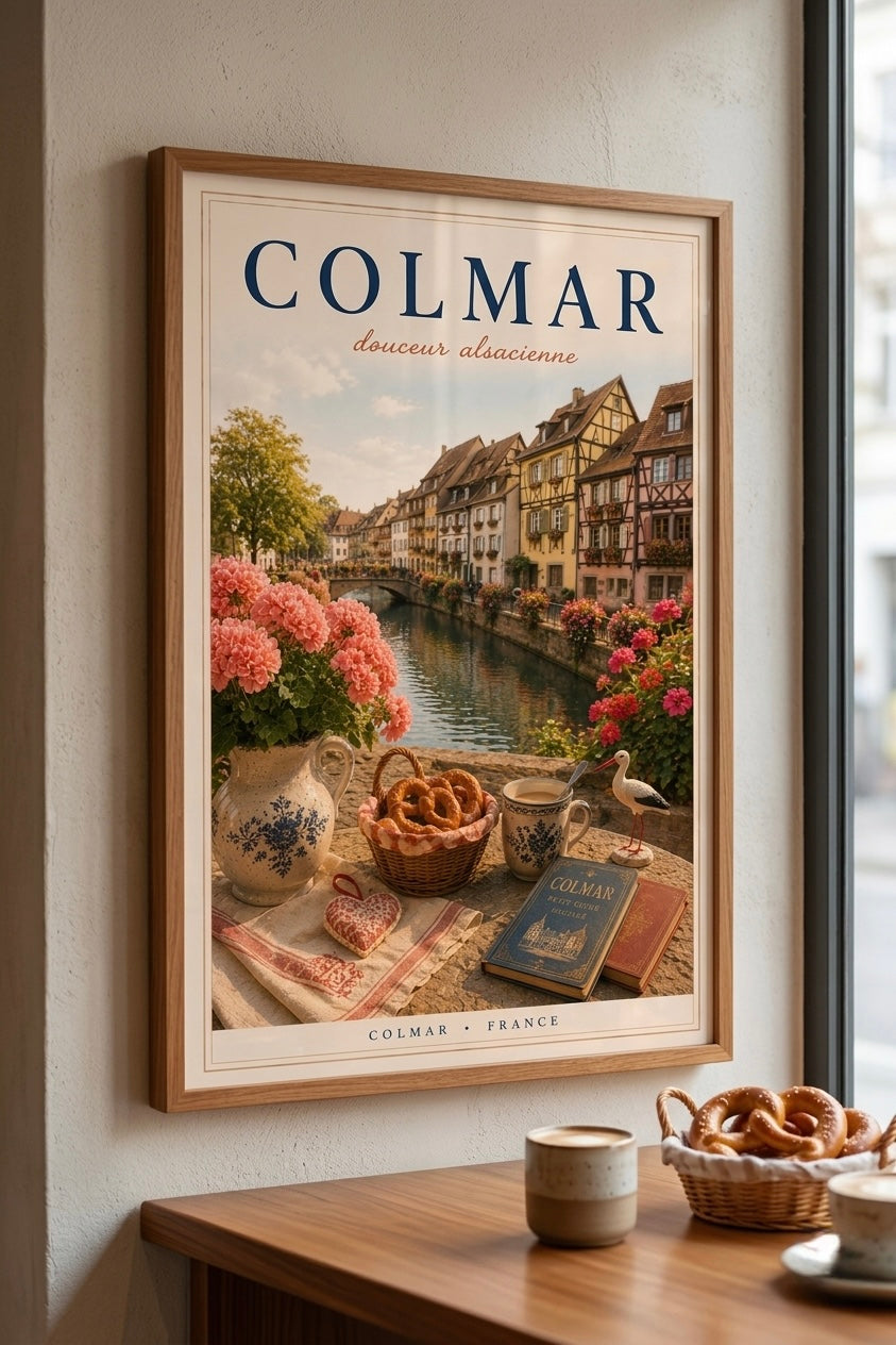 Colmar – Affiche “Douceur Alsacienne”